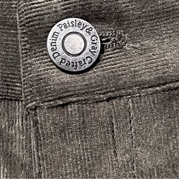 Paisley & Gray Men’s Slim Fit Corduroy Pants Olive W36 x 32L - Picture 4 of 11